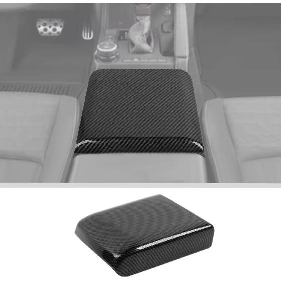 JWWY für 4runner Armlehnenbezug Hülle Polster Mittelkonsolenabdeckung Dekorationsleiste für 2010-2024 Toyota 4runner Innenzubehör, ABS Kohlefaser