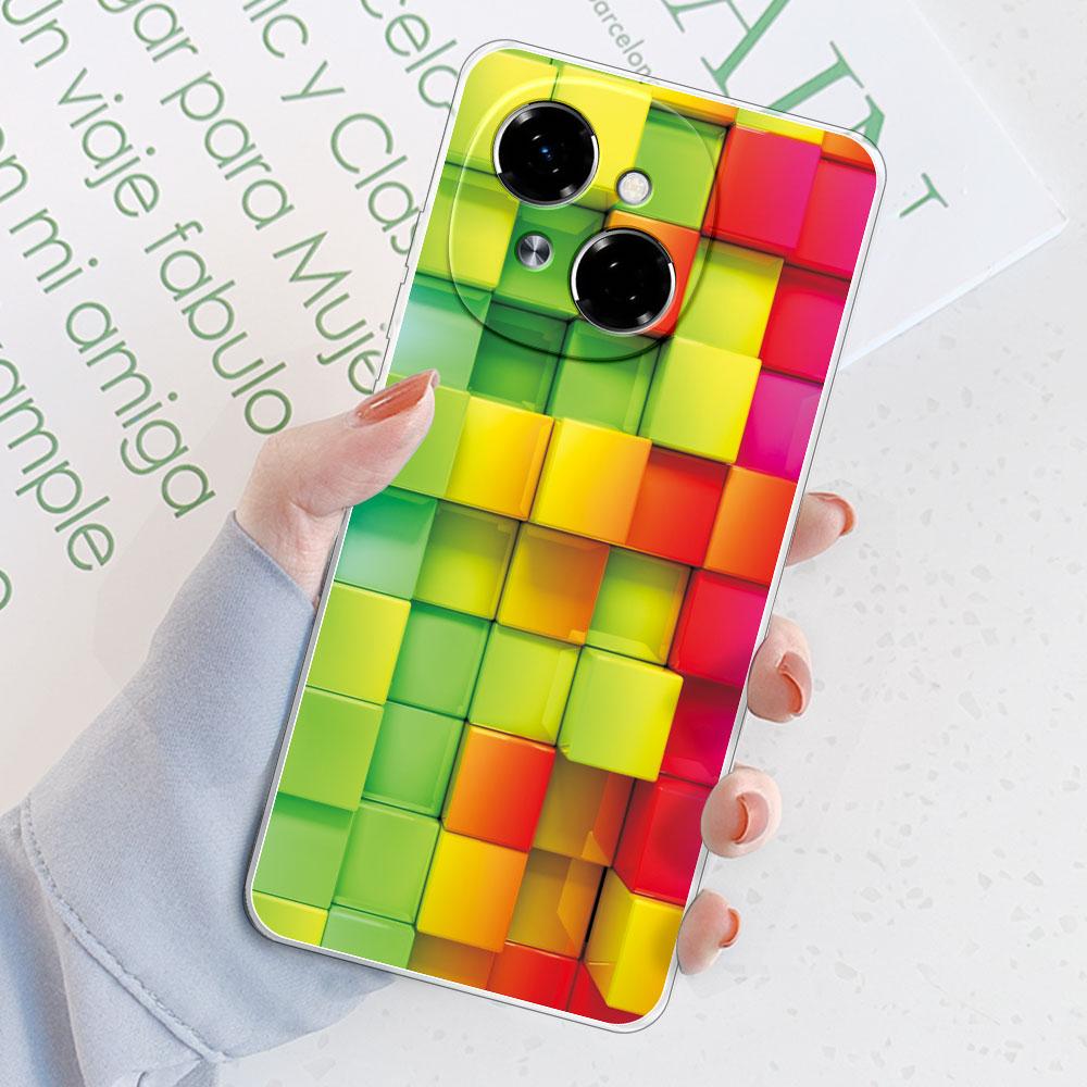 For Tecno Spark Go 1 Case Back Cover For Tecno Spark Go 2025 Shockproof Clear Soft Silicone TPU Phone Case for Tecno Pop 9 Coque