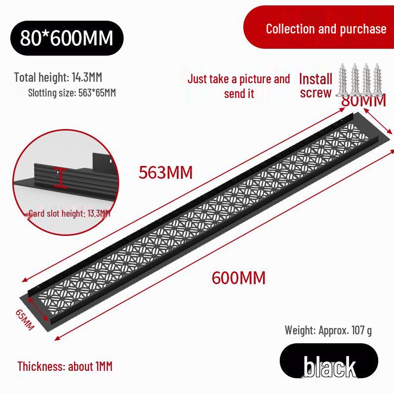 Küchenlüftungsgitterabdeckung aus Aluminium