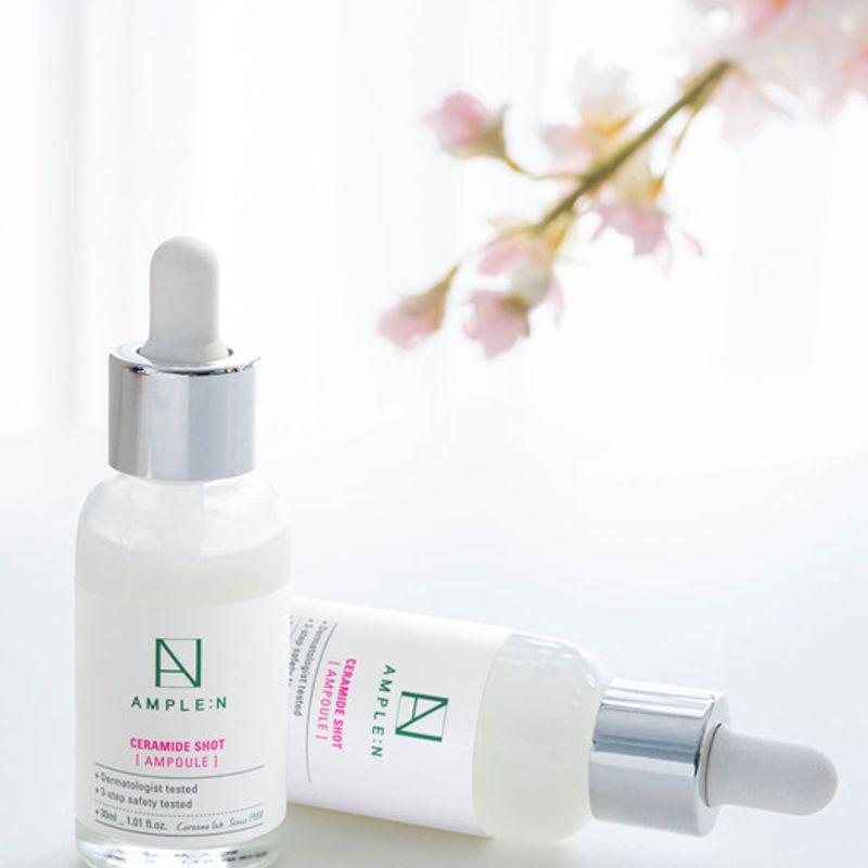 

AMPLE:N Ceramide Shot High Moisture Ampoule 30ml x 2 + Cera Mask 2 Sheets 2 ampoules + 2 masks
