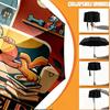 Personalisierter Garfield-Druckschirm mit individuellem Namen, Automatisches Öffnen und Schließen, Stabiler 8-Rippen-Rahmen, Für Pendeln, Camping, Wandern, Geburtstagsgeschenk