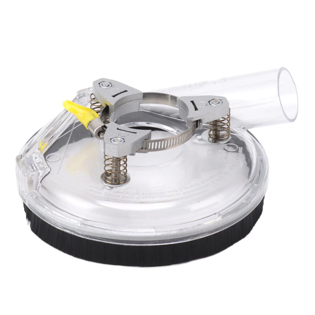 Dust Shroud Kit Transparent ABS Dry Grinding Dust Cover for 4in To 5in Angle Grinders Wet Polisher