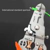 Multifunctional Electrician Wire Stripper Crimper Tool 10-22AWG Suitable for Peeling Networking Cabling Wire Stripper