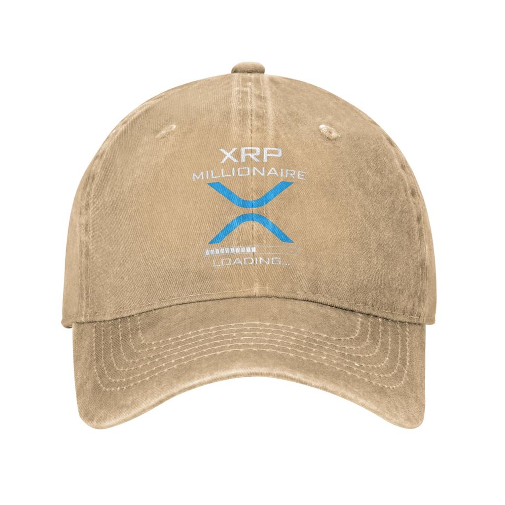 XRP Ripple Baseball Cap Sun Outdoor Sport Adjustable Washed Hip Hop Hats Men Adult Y2k Funny Design Baseball Caps