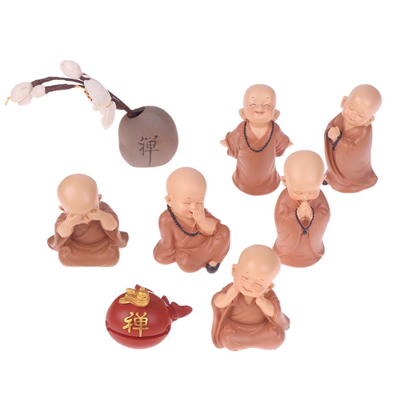 The  Ping An Little Monk Peaceful Little Monk Car Interior Decoration Buddha Zen Monastery Car Accories Str Relief M Driver S