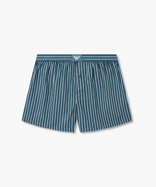 

[Emporio Armani Underwear] Мужские плавки с смелой полоской и нашивкой-орлом 0816112088 [Доставка из Кореи] 100% Оригинал Teal Grey - S