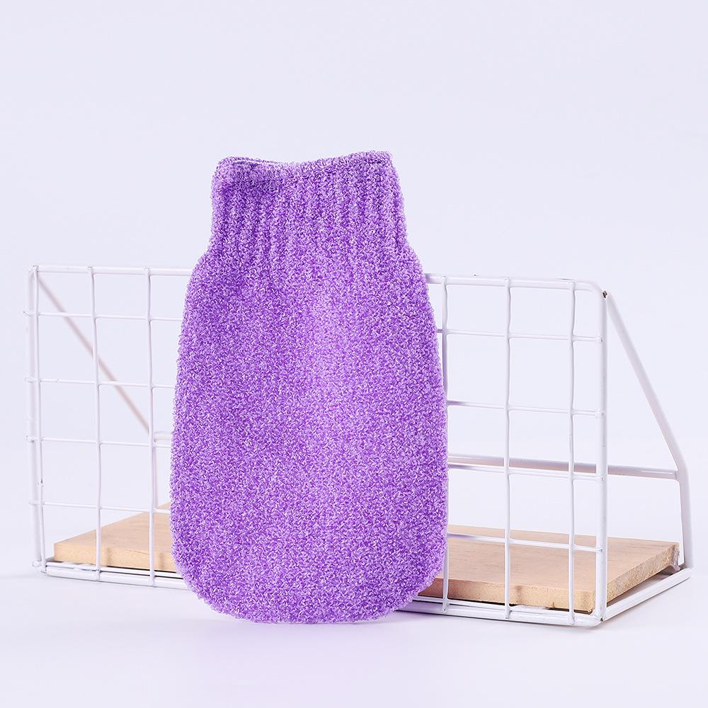 

Exfoliating Double-Sided Massage Bath Glove with Thumb Washcloth and Bath Ball One Nylon Glove 11-12g