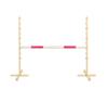 Sprungstange für Hobby Horse 160cm, H-120 cm, rosa Balken