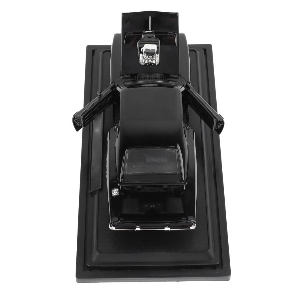 Car Model 1:32 Scale RT Diecast Car Toys for Kids and Adults Birthday Festival Gifts Glossy Black