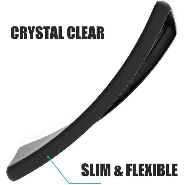 Case for Oukitel WP200 Pro + Glass Screen Protector Tempered Film - Transparent Silicone Soft Flexible Bumper Shockproof TPU Protective Cover Shell