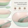 Set of 2 Earth-Friendly Multipurpose Bowls for Kitchen with Spoons | 750 ml | Made with Rice Husk Biocomposite| Microwave Safe Bowl
