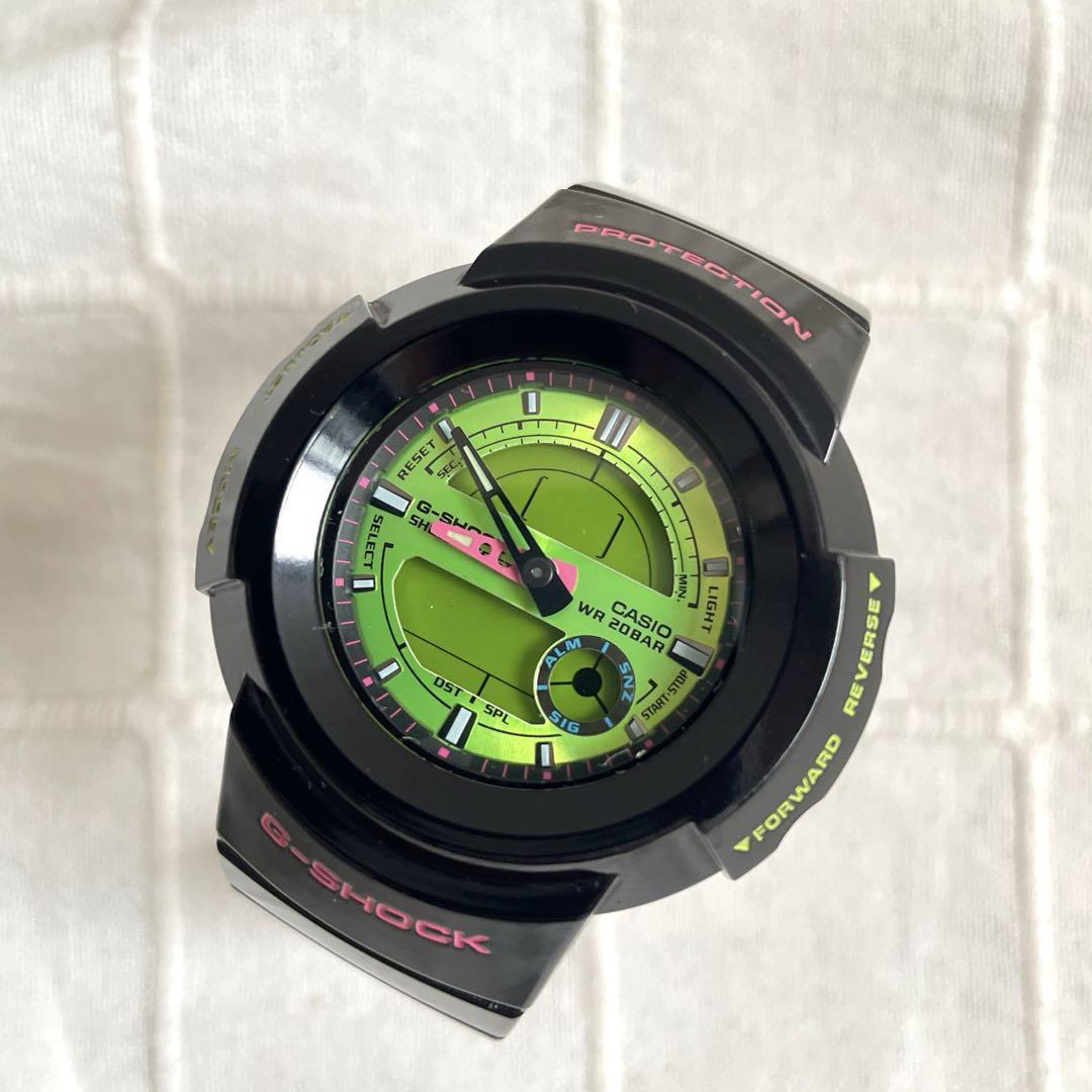 

[USED] CASIO G-SHOCK AW-582SC Black/Green/Pink