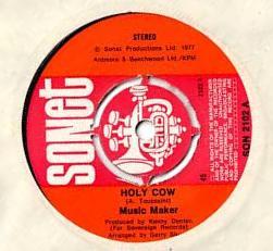 

7inch Record MUSIC MAKER (3) - Holy Cow SON2102 Sonet 1977 UK Pop Used