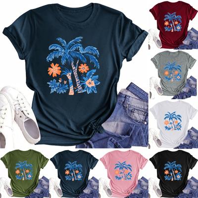 T Shirts Short Sleeve Tees For Women Fashion Tops Lightweight Soft Casual Summer Outfits Clothes