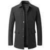 Fashion Casual Lapel Cotton-padded Jacket Men's Jacket No Ironing Cotton-padded Padded Jacket