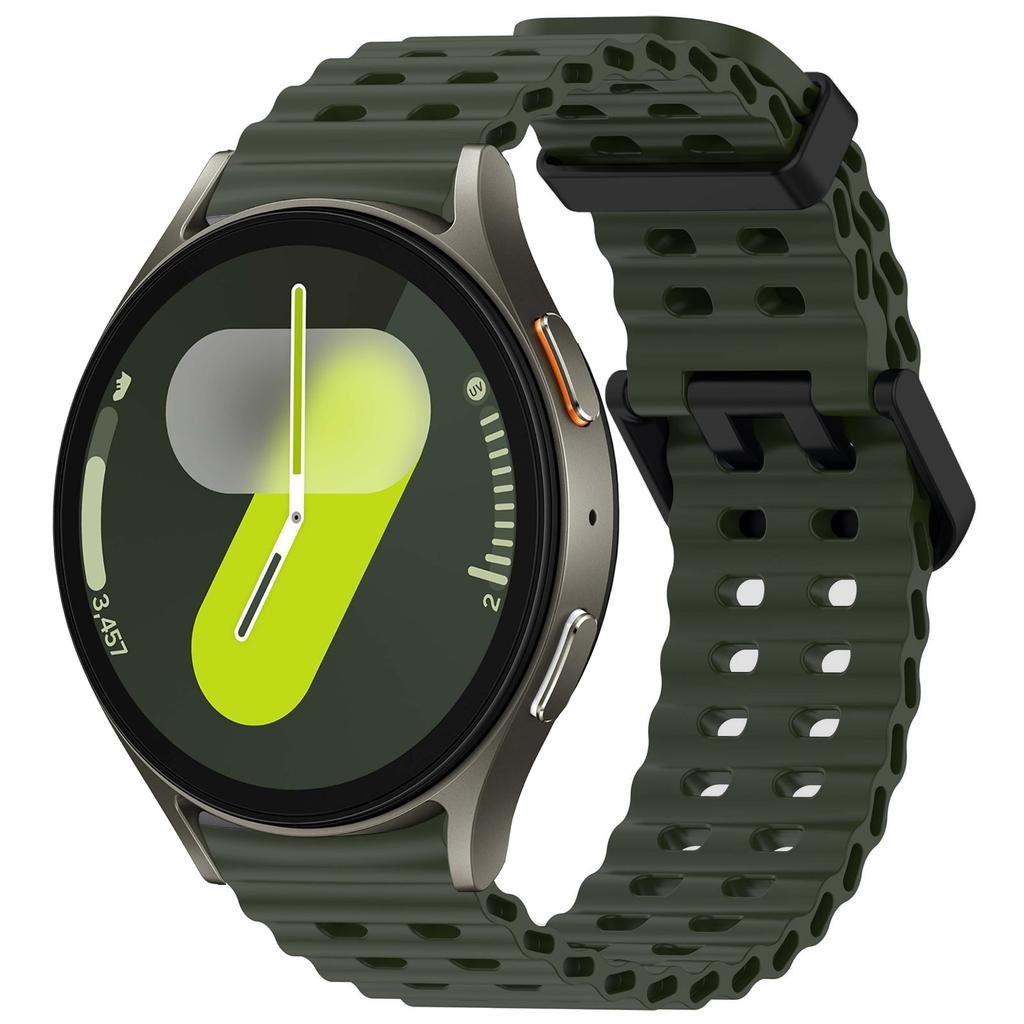 Ocean Band for Samsung Galaxy Watch 7 FE 5 6 4 Classic 5 pro 40 44mm NO Gaps Silicone Bracelet correa Galaxy Watch6 watch4 Strap