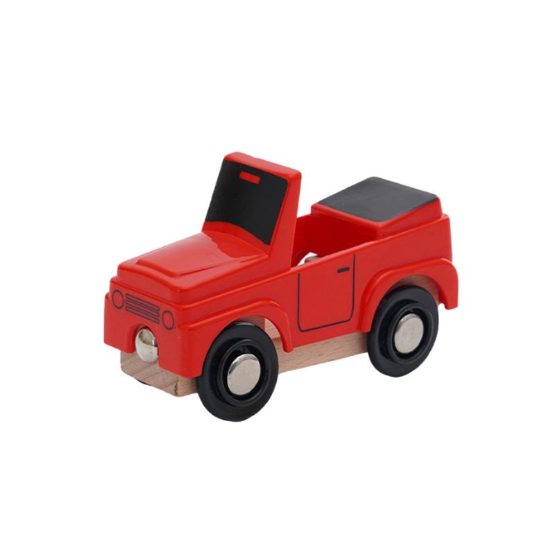 New Wooden Multifunctional Magnetic Car Scenery Car Toy For Kids Compatible with Thomas Wooden Train Track