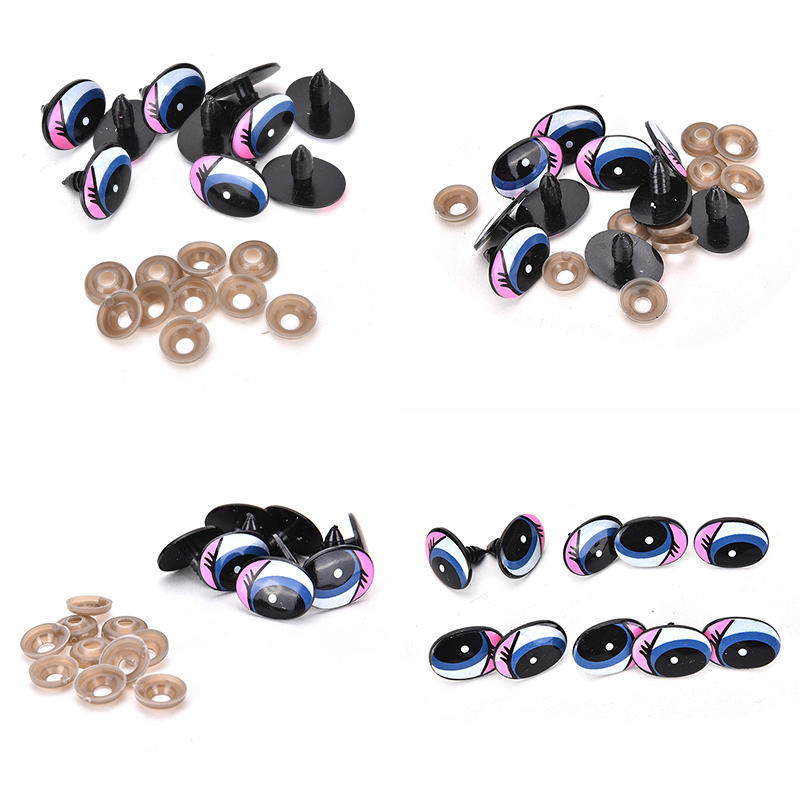 

10 шт Пластиковые куклы Глаза Мультфильм DIY Поставка Скрапбукинг Ремесла Безопасность Глаза