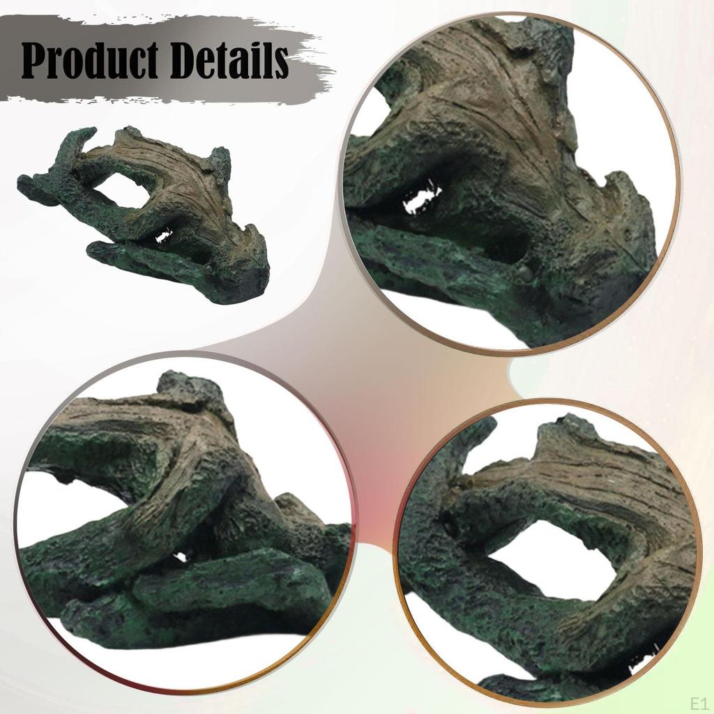 Fish Tank Habitat,Turtle Basking Cave,Landscaping Decor Aquarium Decoration for Turtles