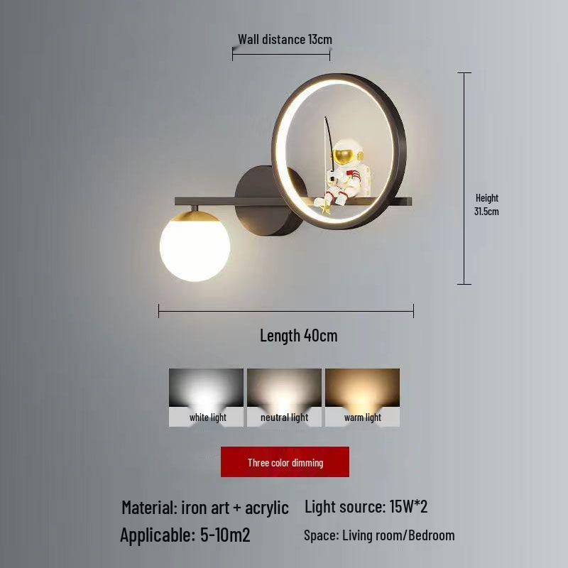 Nordic Deer Head Wall Lamp: Modern Minimalist Light for Bedroom, Corridor, Stair, or Living Room