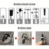 4 Points And 6 Points Faucet Triangle Valve Water Pipe Broken Head Screw Extractor Broken Thread Extractor
