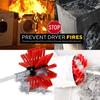 9Pcs/Set Chimney Pipe Brushes Flexible Rod Range Hood Dryer Vent Cleaning Tools