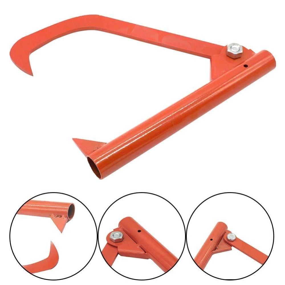 Rustproof Log Splitter Tool Steel Construction Heavy Duty Tree Cutting Tool Timber Handling Labor-Saving Wood Puller