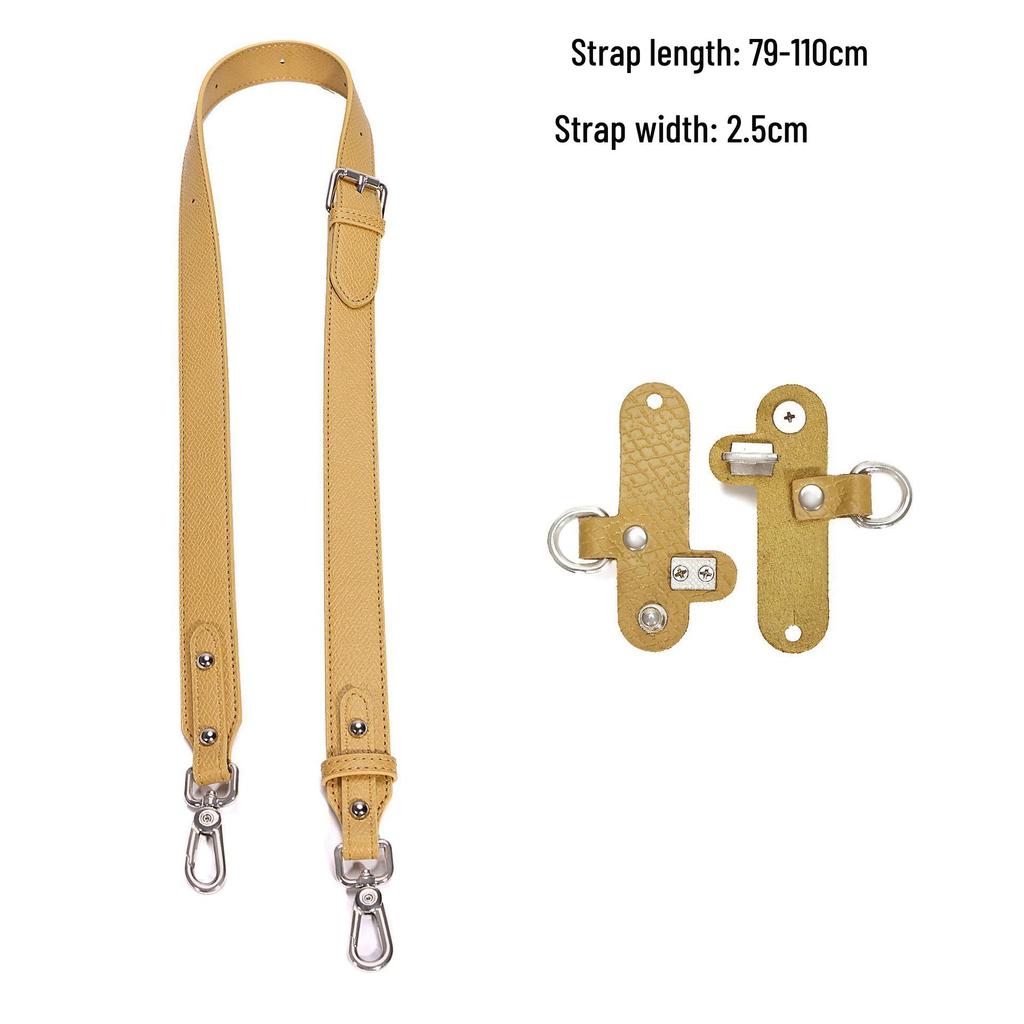 Verstellbarer Schultergurt Umhängetasche mit kurzem Henkel und breitem Riemen