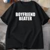 Tricou Bătăuș de Iubit Tricou cu Umor Negru Băiat Bărbați Bumbac Mânecă Scurtă Tricou Harajuku Streetwear Casual Larg Tricou Imprimat cu Litere