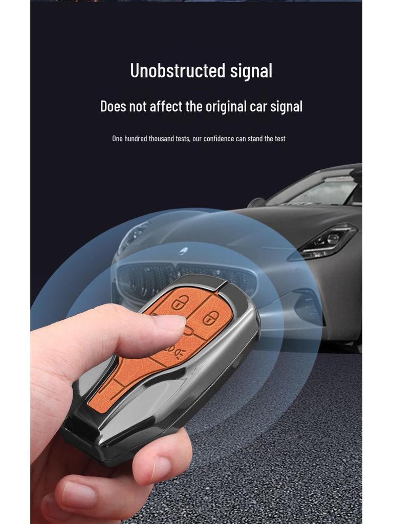 Maserati Levante/Ghibli Premium Key Case with Metal Shell