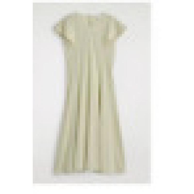 

European and American Style Summer Fly Sleeve Mid-Length Dress M