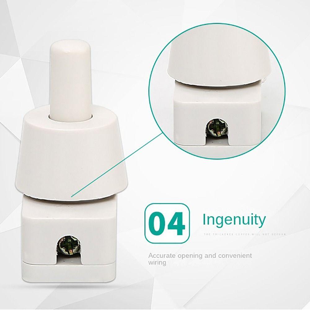 New AC250V ON Push Button Industrial Plastic Power Switch Table Lamp Home Lamps Mini Power Switches