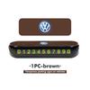 Car Temporary Parking Card Phone Number Card Plate Telephone For Volkswagen VW Polo Jetta Sagitar Magotan Passat B5 B6 B7 CCAO1