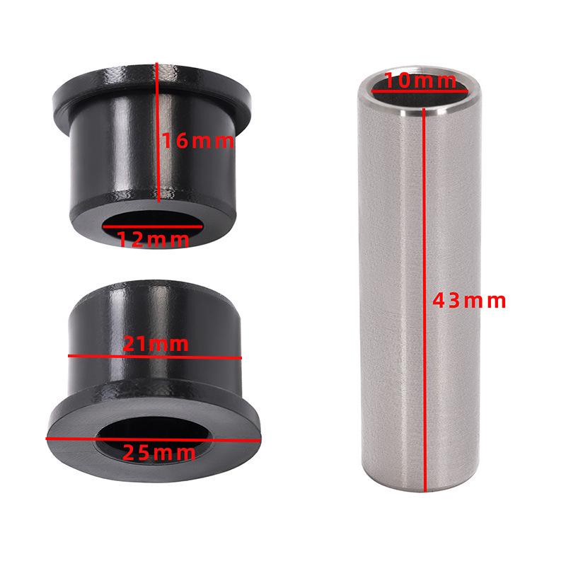 24-Piece Front A-Arm Bushing Set for Honda 09-14 TRX400X, 99-08 Sportrax 400