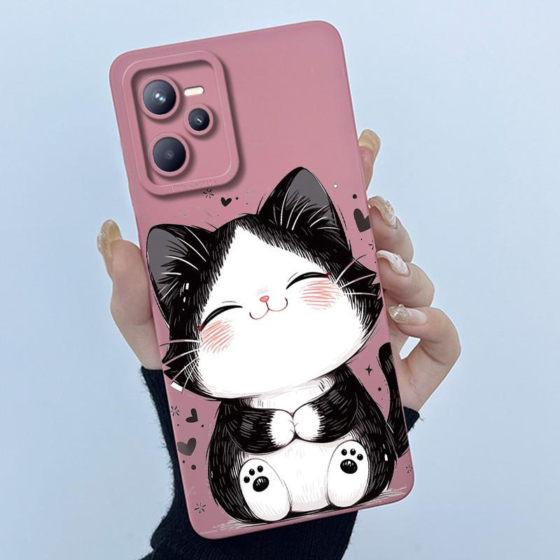 

For Realme Narzo 50A Prime RMX3516 / Narzo50A RMX3430 Phone Case Bumper Soft Silicone Sweet Lovely Printed Shockproof Back Cover Narzo 50A Prime