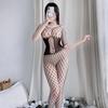 Sexy Lingerie Women Fishnet Open Crotch Catsuit Erotic Hot Dress Porn Fetish Underwear Babydoll Teddies BodyStocking Sex Clothes