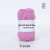 Xue Feier 4-Ply Milk Cotton Yarn for DIY Crochet Doll Keychains