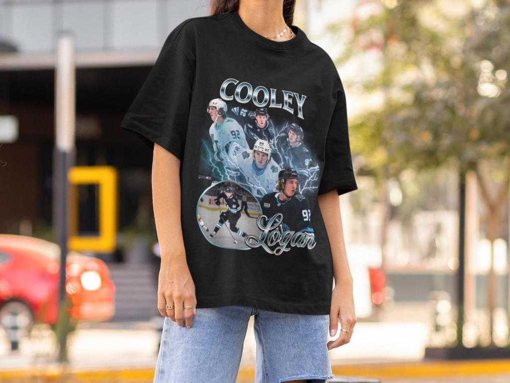 Maglietta Logan Cooley Vintage Utah Mammoth Fan NHL Design Hockey Utah Retro Bootleg Regalo Maglietta Grafica Classica Unisex T-Shirt Edizione Limitata