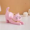 1 pezzo creativo adorabile incantevole gatto pigro supporto per cellulare ornamento decorazione scrivania ufficio