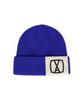 Bajal Va Square Big Label Beanie Blue
