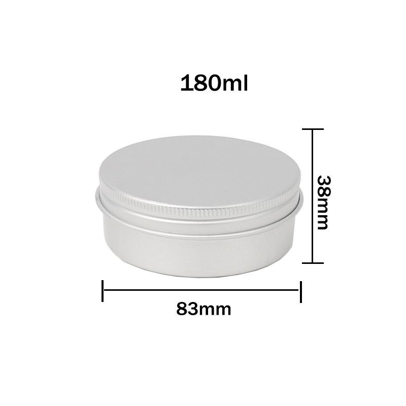 5g-250g Multi-Size Multi-Color Threaded Aluminum Tea Box Metal Can