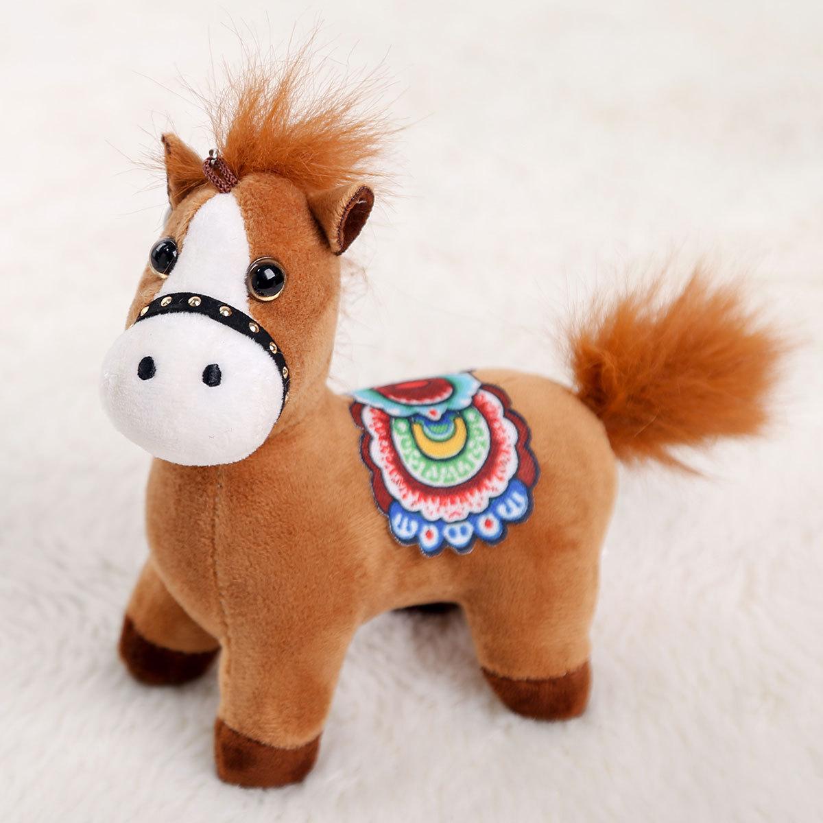 

Crooked pony doll pendant keychain doll jewelry girls gift backpack pendant cute rag doll about 16cm/55g