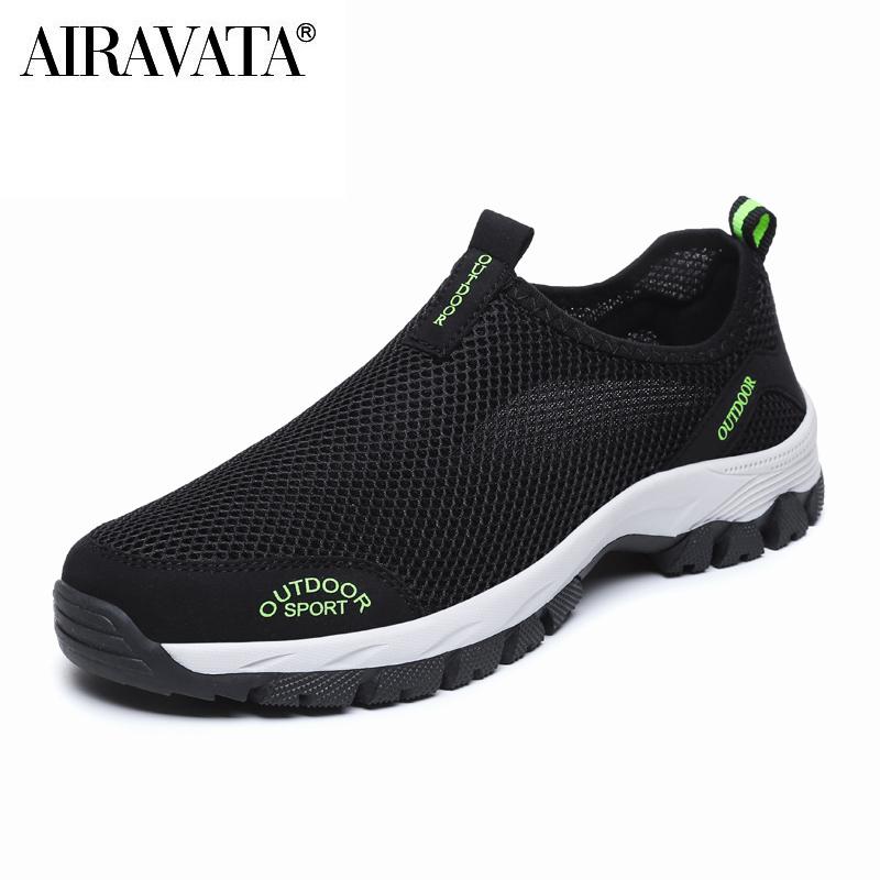 Men Hiking Shoes Outdoor Sneakers for Man Flat Sport Casual Shoes Non-slip Cilmbing Trainers