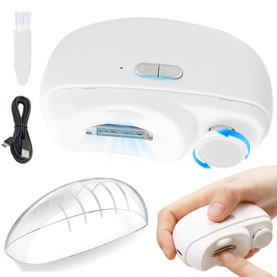 Popular Nail Clipper and Electric Nail Automatic Nail Clipper and Nail with LED Prevents Nail Low Cares for Ingrown Thick Easy To Waste Easy Suitable