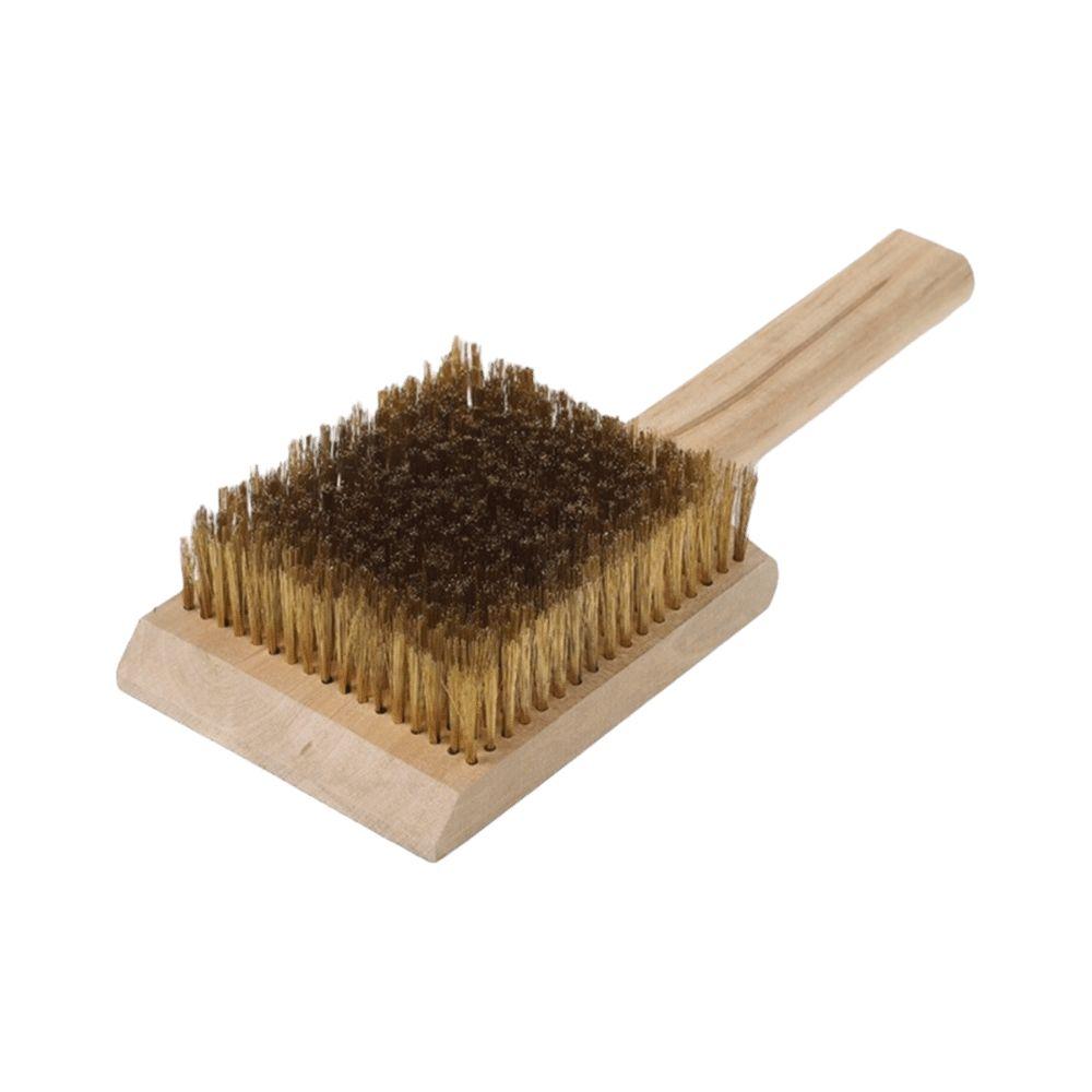 Wooden Handle Ski Waxing Brush Brass/ Nylon Brush Snowboard Tool Snowboard Brush Ski Supplies