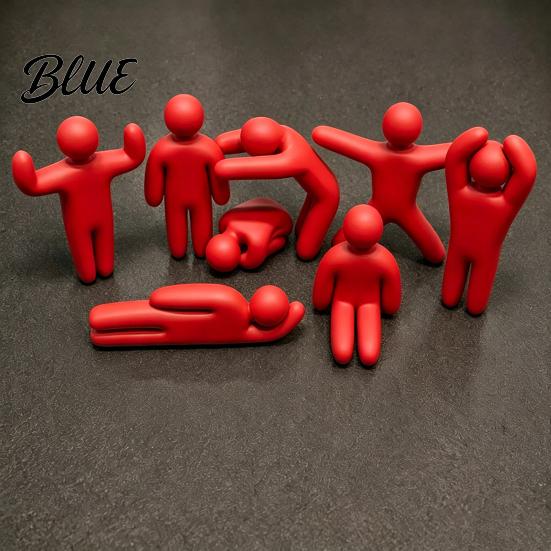 Personalisierbare Desktop-Dekorationen 8 Stück Meccha Chamäleon Figuren 3D Gedruckte Gelenkige Action Handbemalte Bastelprojekte Figuren DIY Blank
