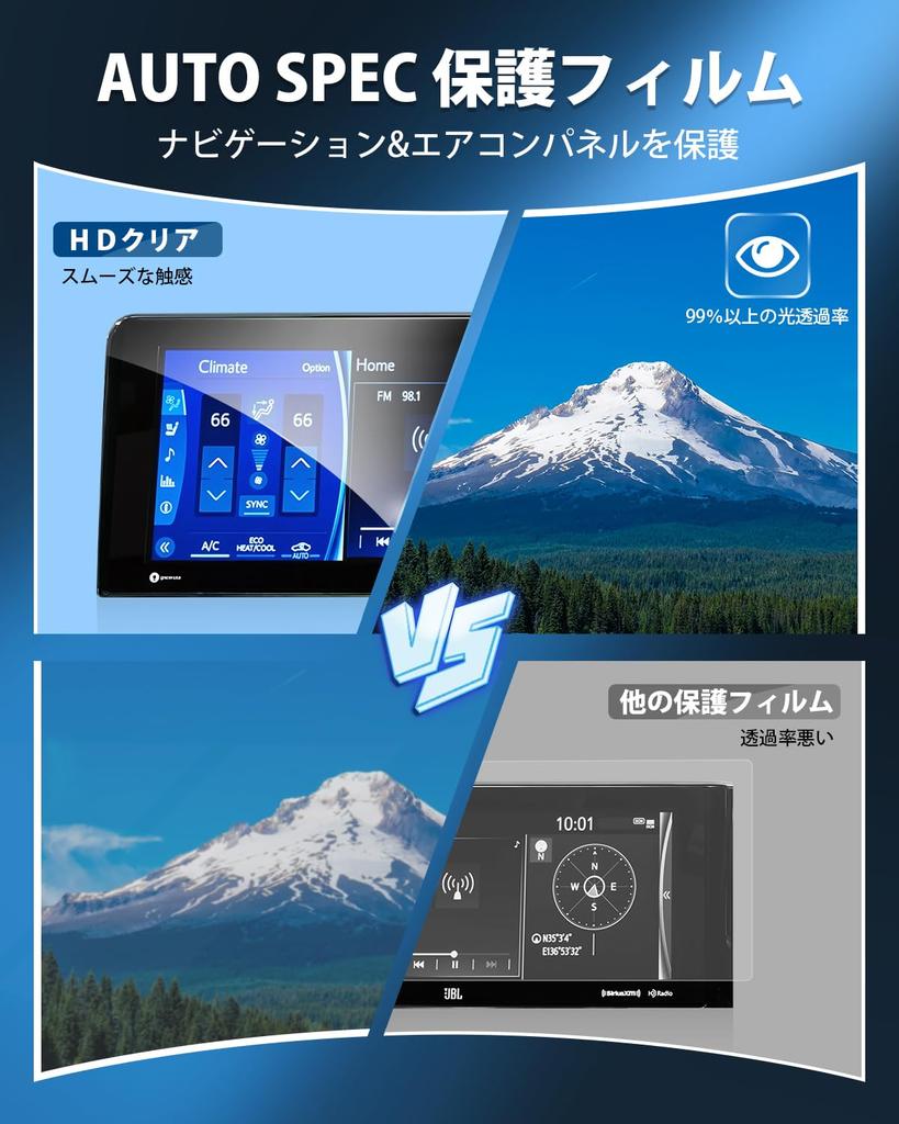 AUTO SPEC Screen Protector for the New Nissan Serena Navigation Air Conditioning Compatible with Display November 2022 and Model New SERENA C28 9H