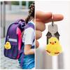 CALLARON Duck Plush Keychains, Set of 10, Cute Bag Pendants for High School Students, Perfect for Graduations, Entrance Ceremonies, and Birthdays