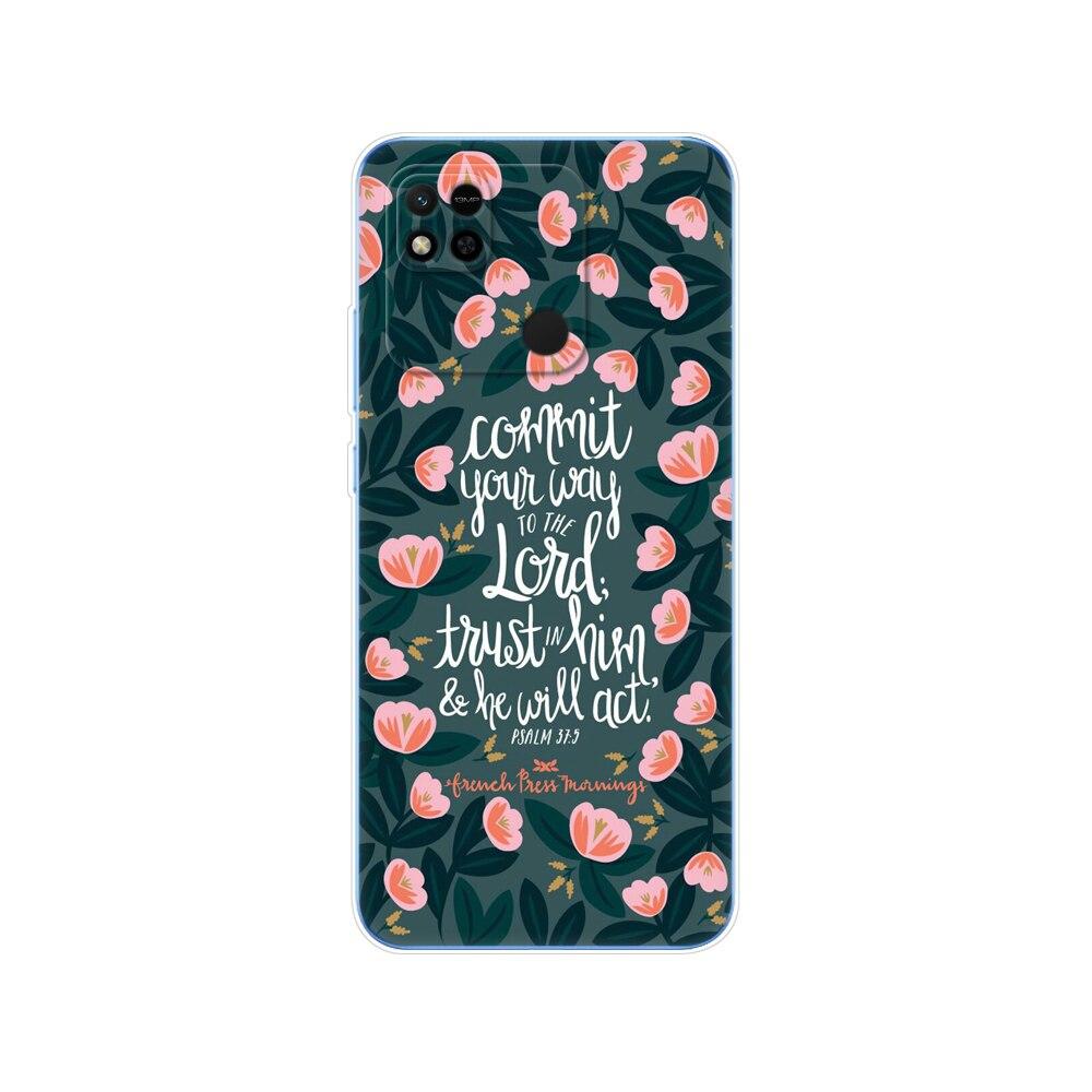 For Redmi 10A Case Back Cover For Xiaomi Redmi 10A Phone Case Redmi10A Bag Tpu Soft Silicon Protective Bumper Etui Funda Coque