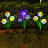 Garden Light Dandelion Design Small Size Lightweight Yard Light Energy-efficient Weatherproof Solar Light Outdoor Decor